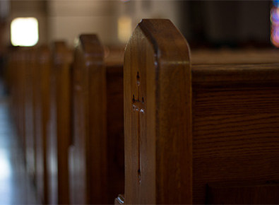 Inside of church